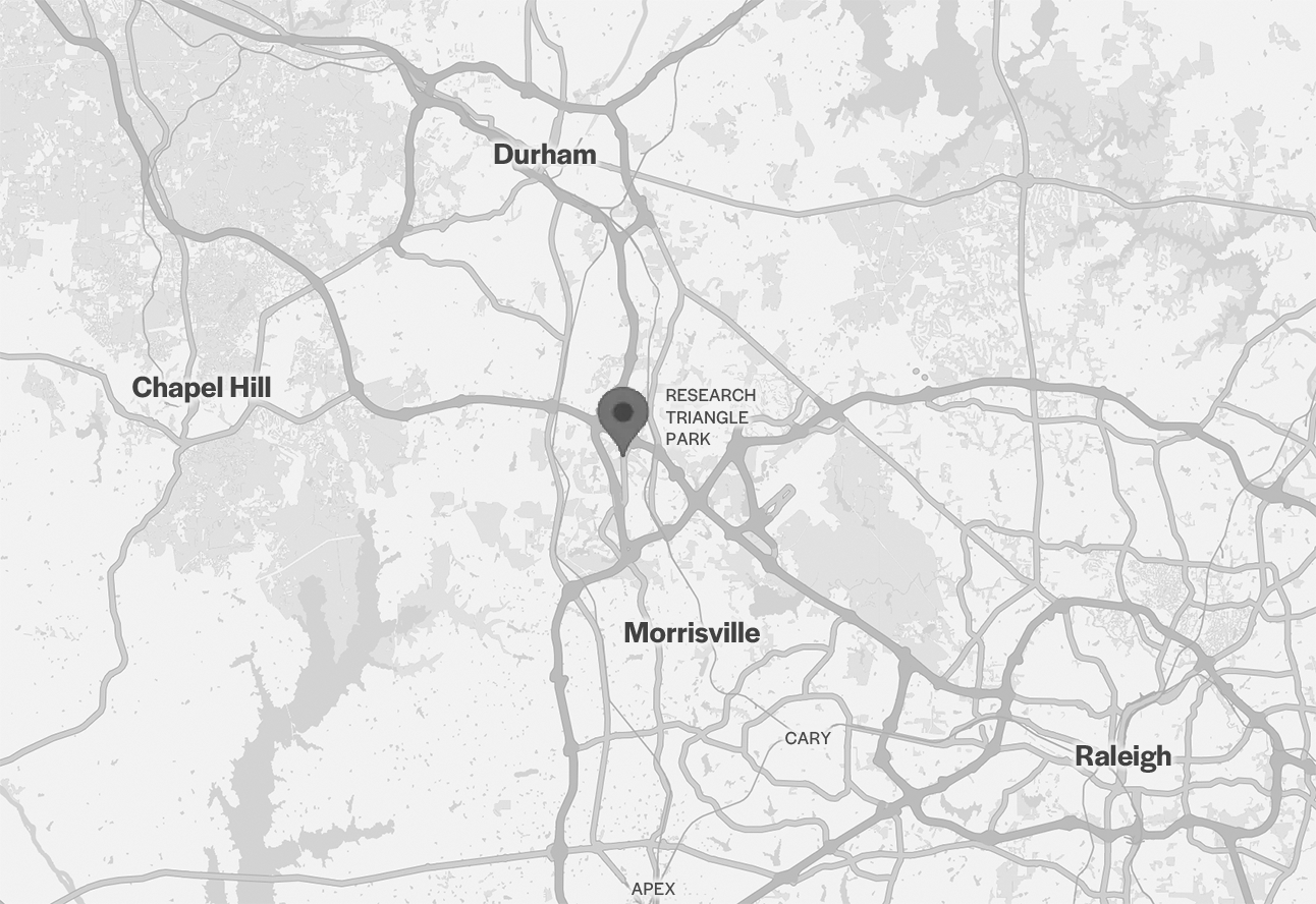 U.S. Headquarters and Laboratory map